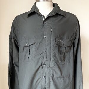 Craghoppers Shirt Mens XL Green Nosilife Adventure Safari Trek Utility